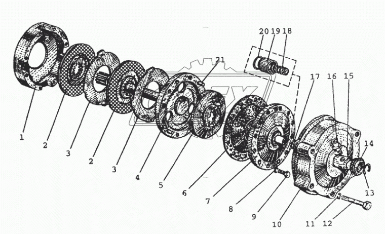 82Р-2409050 Кожух МТЗ механизма блокировки моста заднего (1221,920,80,82); с переходником и со штуцером МТЗ РУП